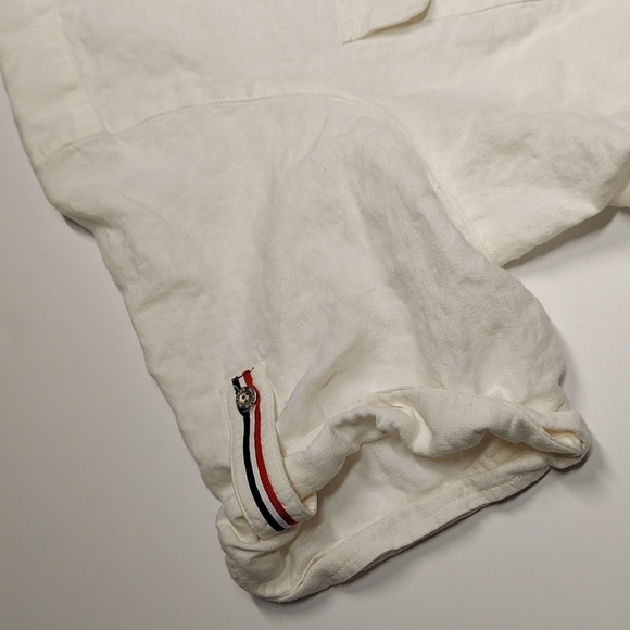 Tommy Hilfiger Women  100% Linen Button down Shirt Size 1X - Picture 3 of 10